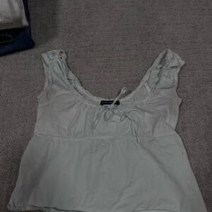 Brandy Melville Light Gray Blouse